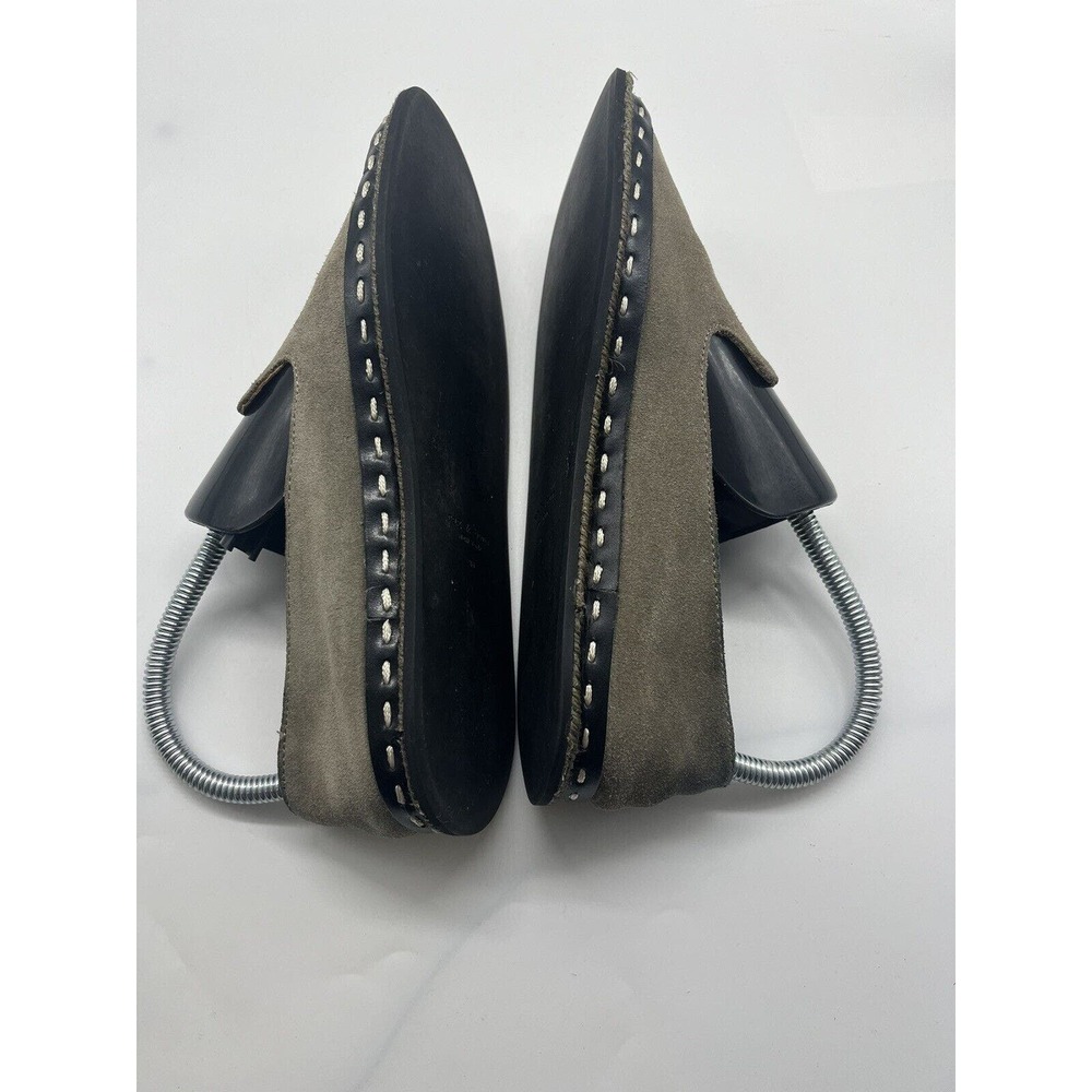 Rag & Bone Safari Khaki Green Cairo Suede Loafers Women’s Size 6 / 36 Shoes - Picture 6 of 12